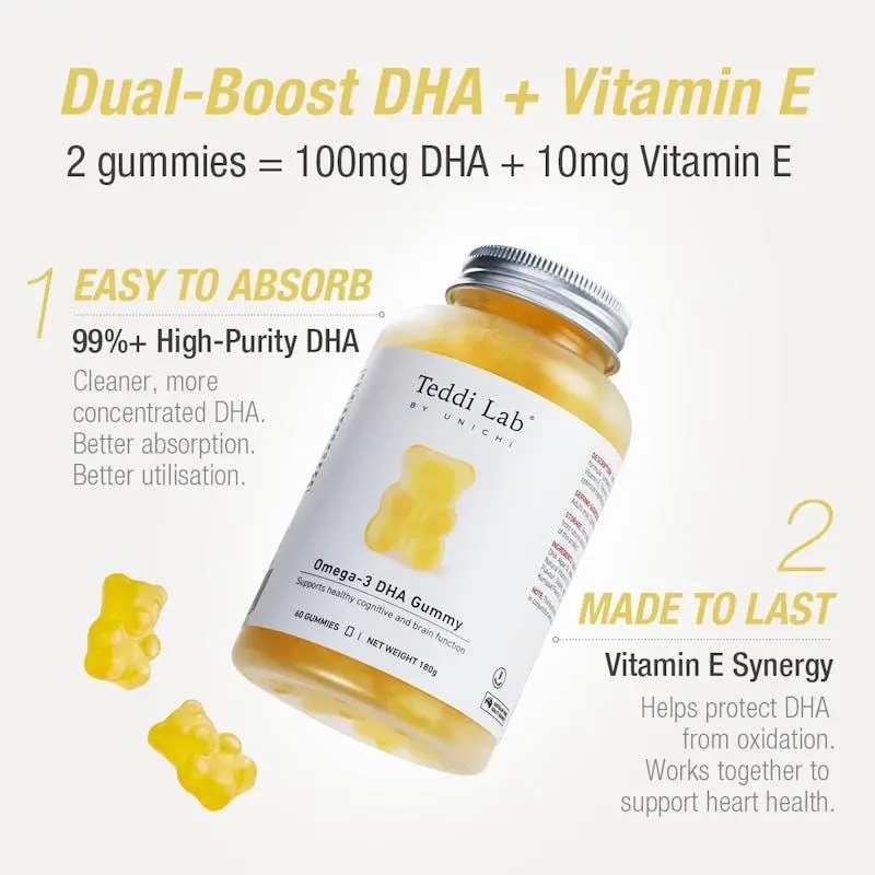 Unichi 0mega-3 DHA Gummy 60gummies