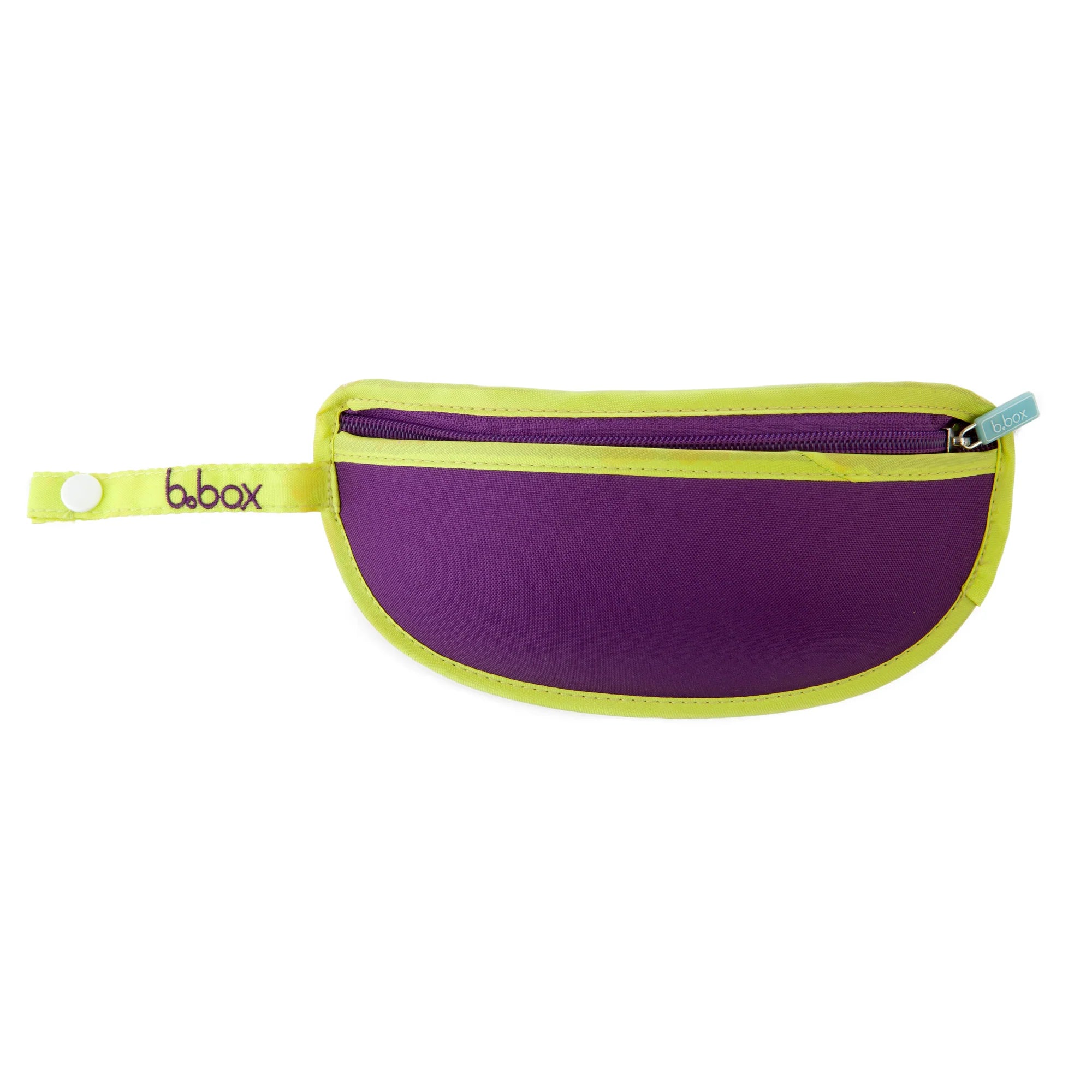 B.box Travel Bib + Flexible Spoon – Splish Splash