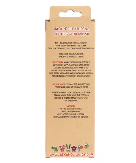 Jack N' Jill Silicone Tooth & Gum Brush Stage Three (2-5 years)