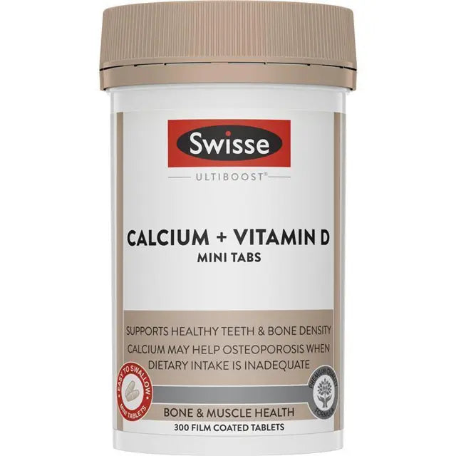 Swisse Calcium + Vitamin D 300 Mini Tablets