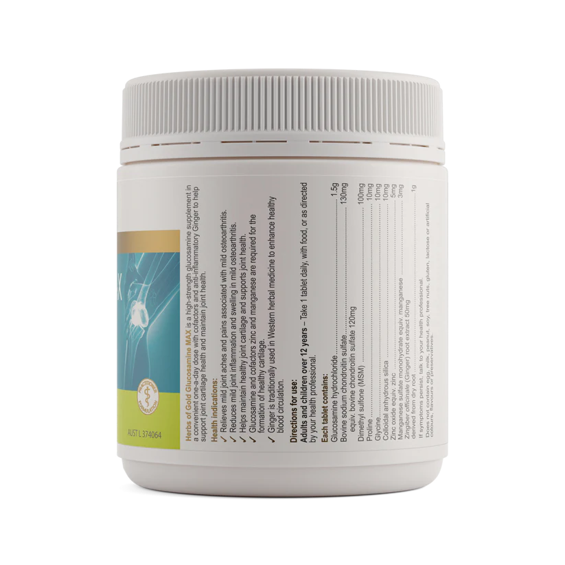 Herbs of Gold Glucosamine MAX 180 Tablets