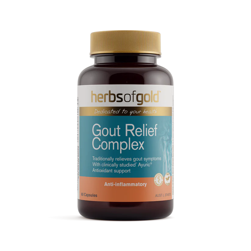 Herbs of Gold Gout Relief Complex 60 Capsules