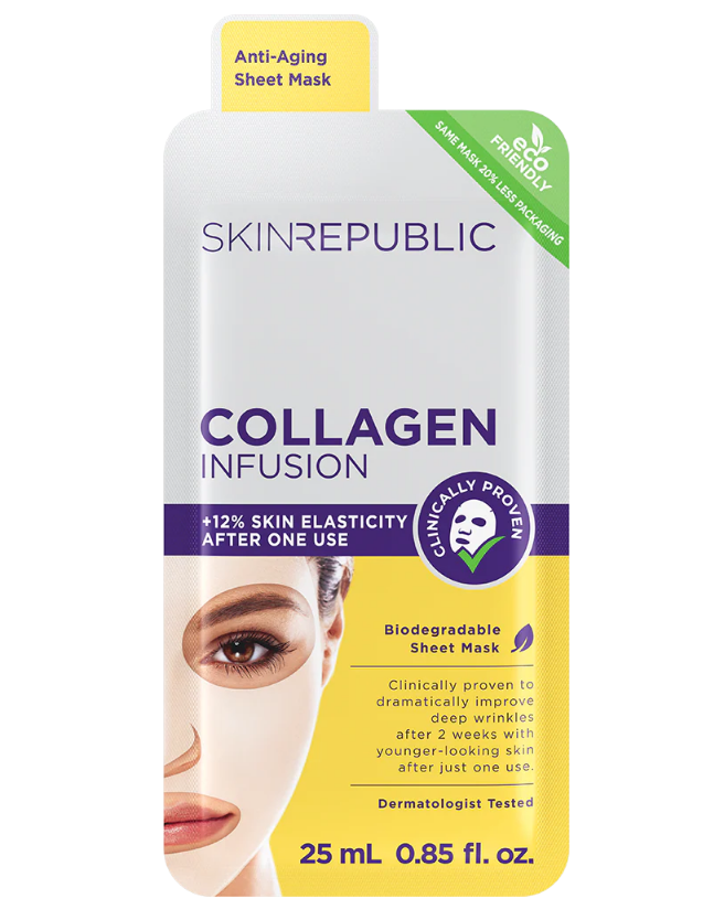 Skin Republic Collagen Infusion Face Mask 25ml （10 Pack）
