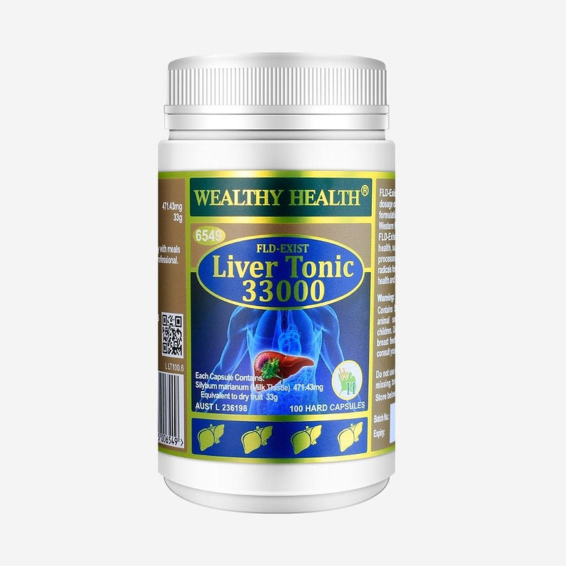 Wealthy Health Liver Tonic 33000 100 Capsules