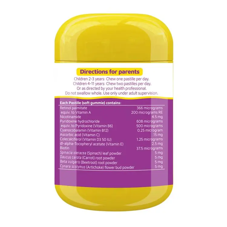 Nature's Way Kids Smart Vita Gummies Multi-Vitamin + Vegies 60 Pastilles