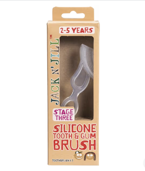 Jack N' Jill Silicone Tooth & Gum Brush Stage Three (2-5 years)
