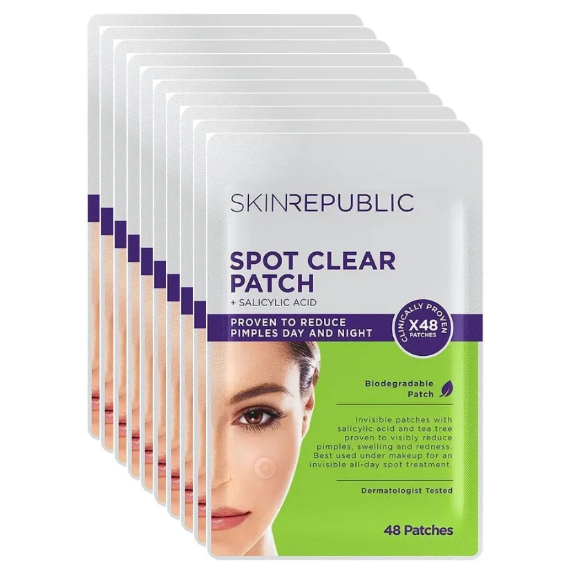 Skin Republic Spot Clear Salicylic Acid Patch 48 Patches（10 Pack）