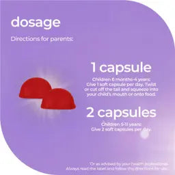 Nature's Way Kids Smart Calcium + Vitamin D 50 Chewable Capsules