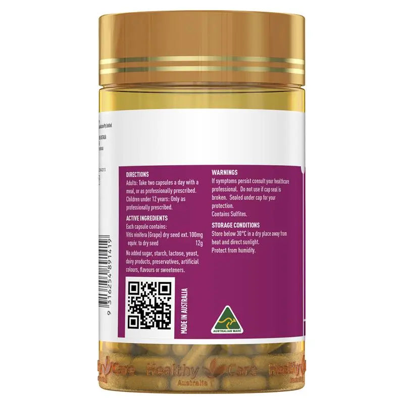 Healthy Care Grape Seed Extract 12000 300 Capsules