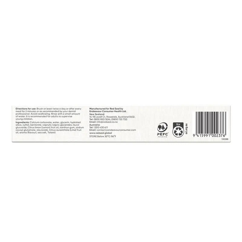 Red Seal Lemon Mint Free Lemon Toothpaste 100g