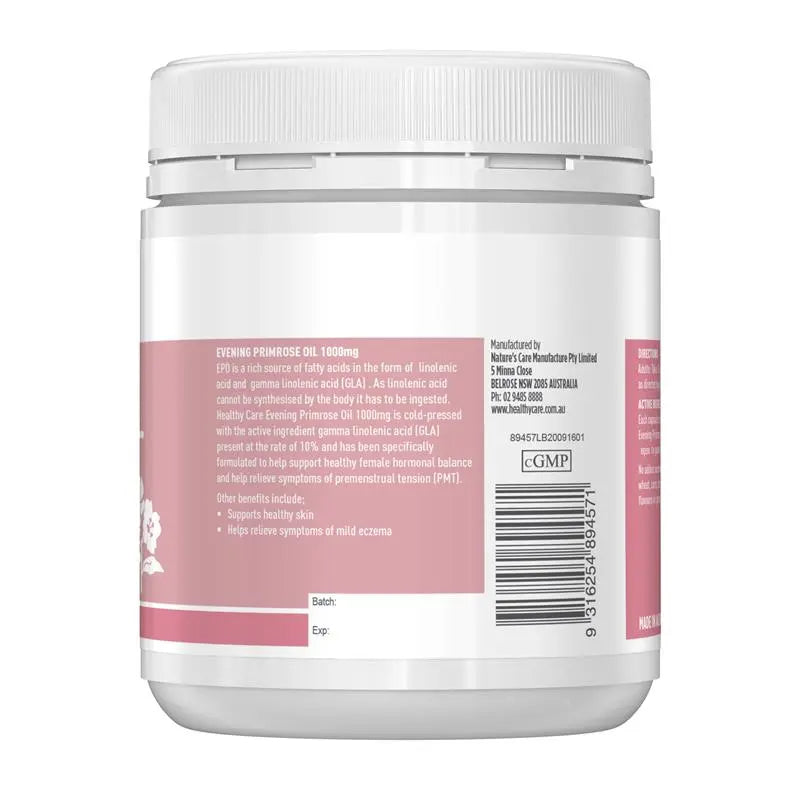 Healthy Care Evening Primrose Oil 1000mg 200 Capsules