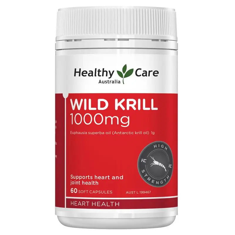 Healthy Care Wild Krill Oil 1000mg 60 capsules