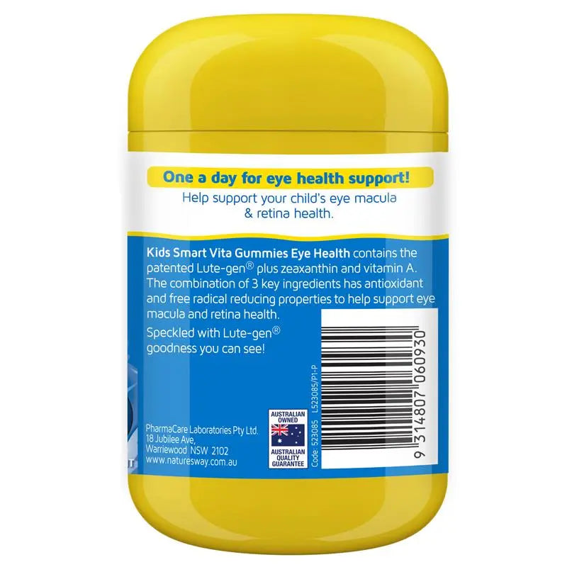 Nature's Way Kids Smart Vita Gummies Blue Light Eye Defence 50 Pastilles