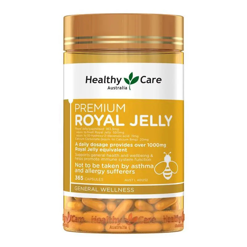 Healthy Care Royal Jelly 1000mg 365 Capsules