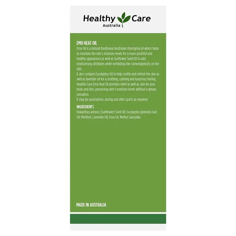 Healthy Care Emu Heat Oil 100ml
