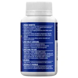 Ostelin Calcium & Vitamin D3 + K2 60 Tablets