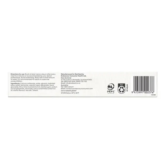 Red Seal Lemon Mint Free Lemon Toothpaste 100g