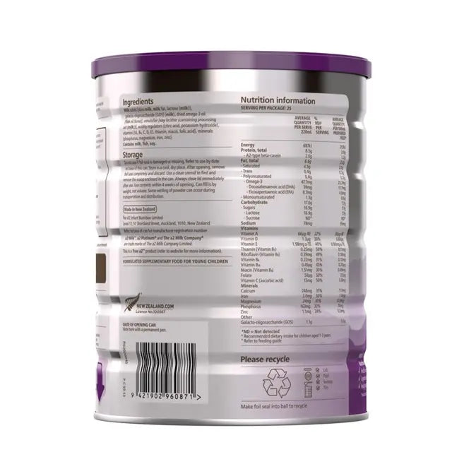 A2 Platinum Premium Junior Milk Drink Stage 4 900g