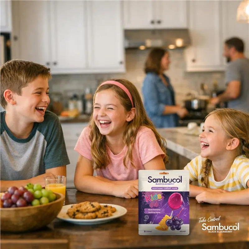 Sambucol Kids Soothing Throat Pops 8 Pack