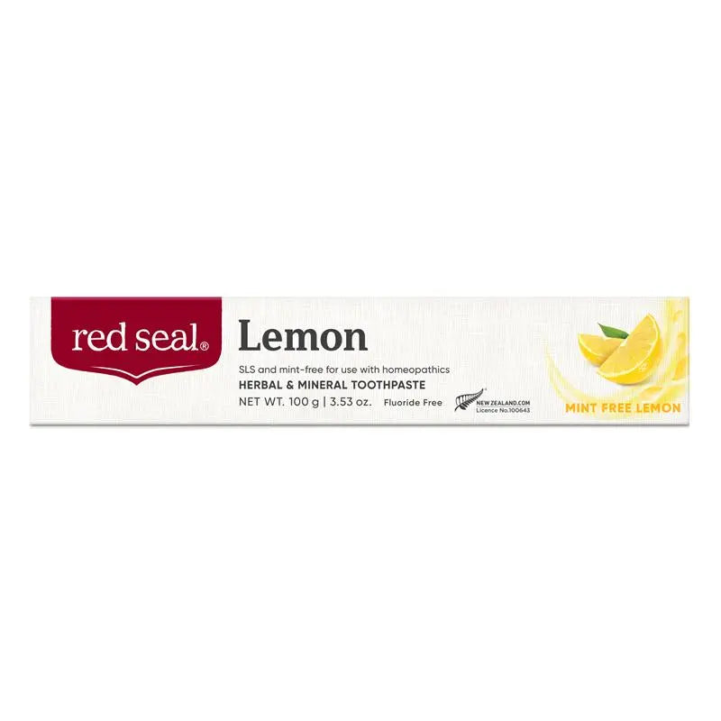 Red Seal Lemon Mint Free Lemon Toothpaste 100g