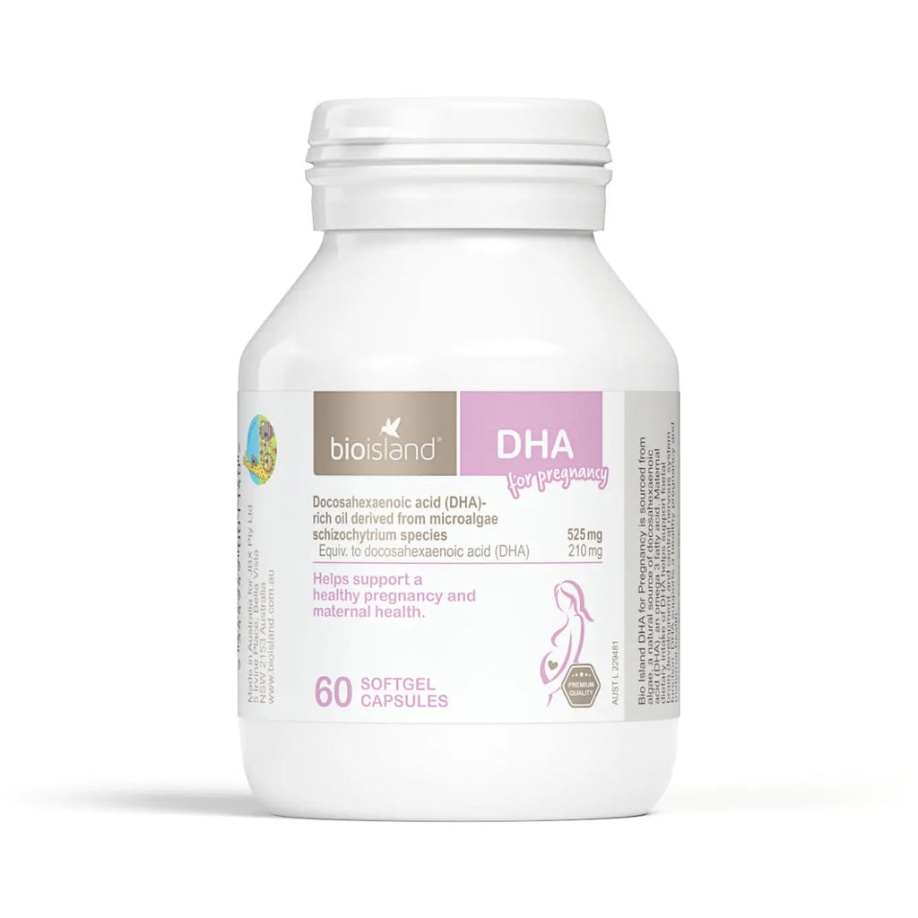 Bio Island DHA for Pregnancy 60 Softgel Capsules