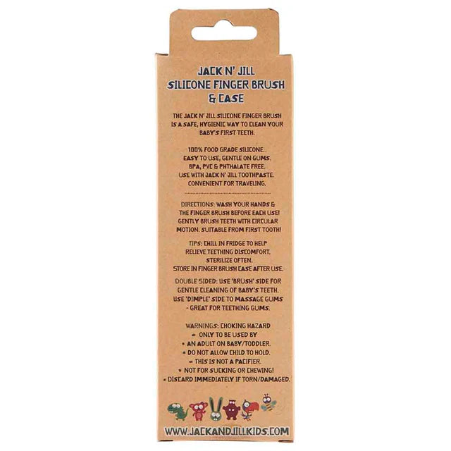 Jack N' Jill Silicone Finger Brush Stage One（6-12 Months）