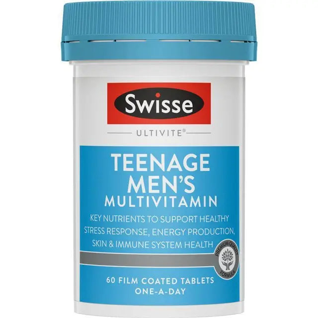Swisse Ultivite Teenage Men's Multivitamin 60 Tablets