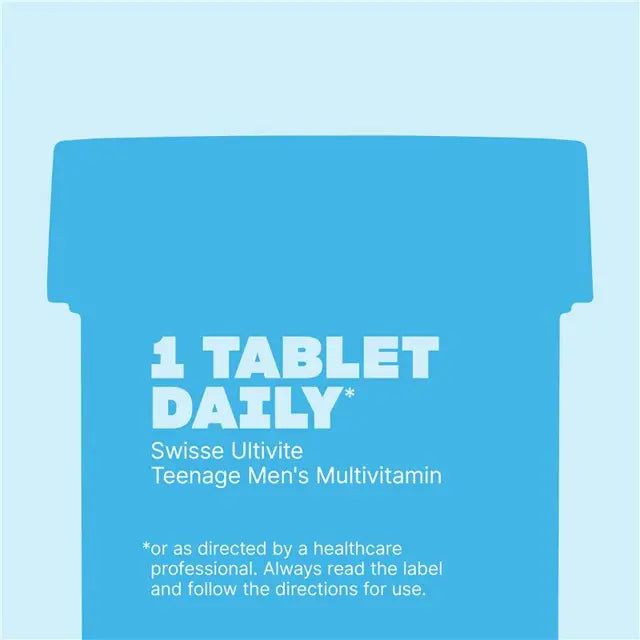 Swisse Ultivite Teenage Men's Multivitamin 60 Tablets