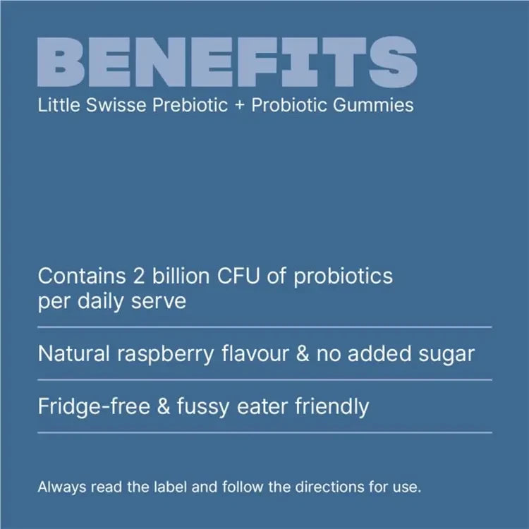 Little Swisse Pre + Probiotic Gummies 50 Gummies