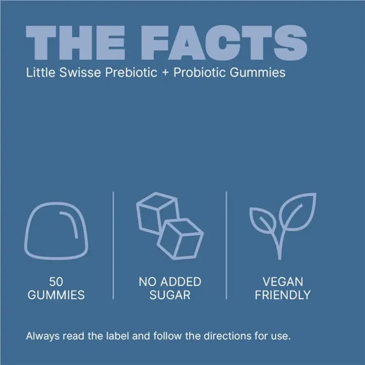 Little Swisse Pre + Probiotic Gummies 50 Gummies