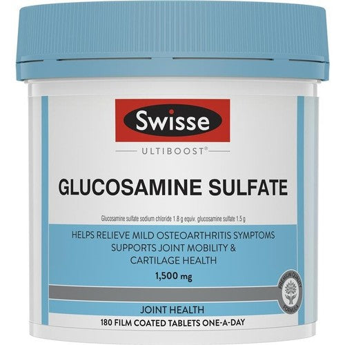 Swisse Glucosamine Sulfate 1500mg 180 Tablets