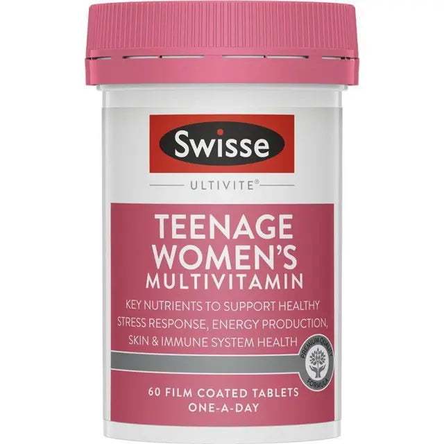 Swisse Ultivite Teenage Women's Multivitamin 60 Tablets