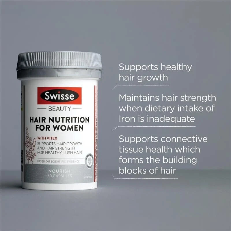 Swisse Ultiboost Hair Nutrition for Women 60 Capsules